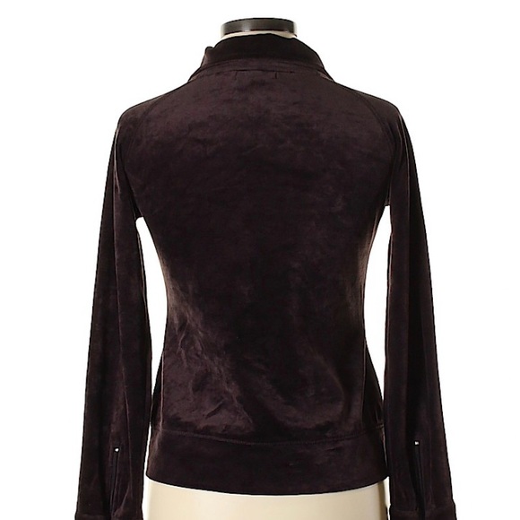 🦉SALE 3/$33 or 5/$50 BCBG purple zip up sweater - Picture 3 of 3